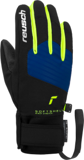 Reusch Simon R-TEX® XT Junior 6261210 7420 black blue yellow front